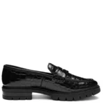 Дамски кожени обувки Ara High Soft черен лак - Image 6