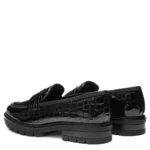 Дамски кожени обувки Ara High Soft черен лак - Image 5