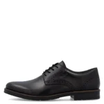 Елегантни мъжки обувки Rieker 14642-00 Antistress черни - Image 3