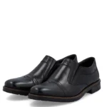 Мъжки официални обувки естествена кожа Rieker 14654-00 черни - Image 2