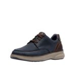Мъжки ежедневни обувки Clarks Mullan Moc Widefit сини - Image 2