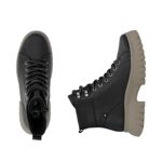 Дамски ежедневни боти Rieker W1877-00 черни - Image 5