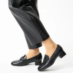 Дамски кожени обувки Ara Highsoft H ширина черни