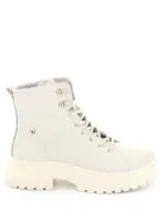 Дамски ежедневни боти Rieker W1877-00 слонова кост - Image 8