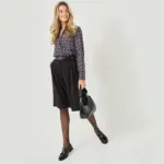 Дамски елегантни обувки/мокасини Tamaris Touch it черен лак - Image 8