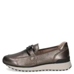 Дамски обувки Caprice естествена кожа сребристи - Image 2