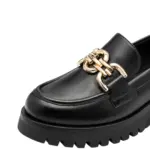 Дамски ежедневни обувки/мокасини Tamaris Touch it черни - Image 3