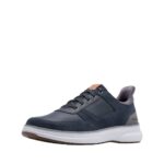 Мъжки ежедневни обувки Clarks Mullan Easy Widefit сини - Image 2