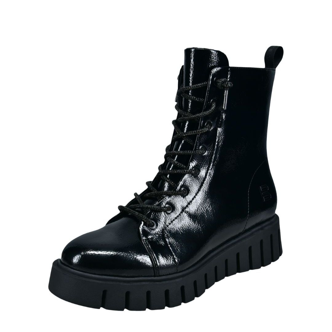 2713844 Дамски боти Bagatt черен лак - Image 1