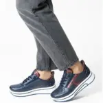 Дамски спортни обувки/сникърси Ara High Soft H ширина сини/бордо