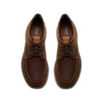 Мъжки ежедневни обувки Clarks Mullan Moc Widefit кафяви - Image 4