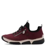 Дамски обувки RIEKER 45973-36 ширина F1/2 бордо - Image 4