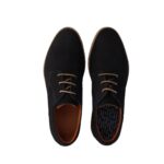 Мъжки елегантни обувки естествен велур Salamander тъмно сини - Image 4