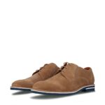 Мъжки елегантни обувки естествен велур Salamander бежови - Image 3