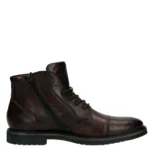 Мъжки боти естествена кожа Bugatti тъмно кафяви - Image 3