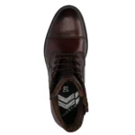 Мъжки боти естествена кожа Bugatti тъмно кафяви - Image 6