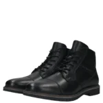 Мъжки боти естествена кожа Bugatti черни - Image 3