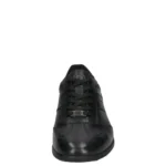 Мъжки ежедневни обувки естествена кожа Bugatti черни - Image 4