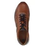 Мъжки спортни/ежедневни обувки Bugatti кафяви/сини - Image 6