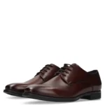 Мъжки елегантни обувки естествена кожа Salamander кафяви - Image 3