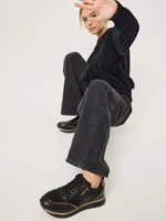 Дамски спортни обувки/сникърси Tamaris черни/кафяви - Image 6