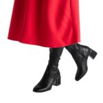 Дамски ботуши на ток Tamaris черни - Image 2