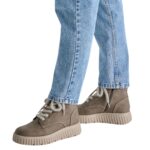 Дамски ежедневни боти Tamaris Touch it бежови