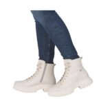 Дамски ежедневни боти Rieker W1877-00 слонова кост