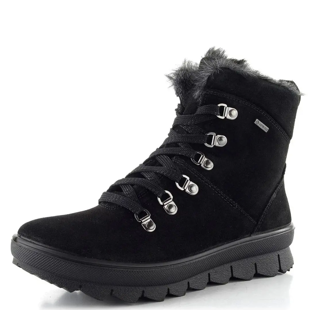 000530-0000-4.jpg Дамски водоустойчиви боти Legero Gore-tex черни - Image 1