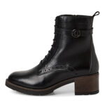 Дамски кожени боти на ток Tamaris Touch it черни - Image 2