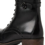 Дамски кожени боти на ток Tamaris Touch it черни - Image 4