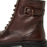 Дамски боти естествена кожа Tamaris Touch it кафяви - Image 4