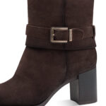 Дамски ботуши на ток Tamaris TOUCHit кафяви - Image 4