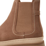 Дамски велурени боти Tamaris бежови - Image 4