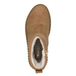 Дамски велурени боти Tamaris бежови - Image 5