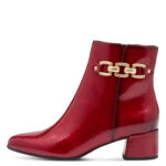 Дамски стилни боти Marco Tozzi Feel Me червени - Image 2