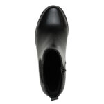 Дамски стилни боти на ток от естествена кожа Jana черни - Image 5