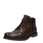 Мъжки зимни боти естествена кожа Bugatti A0U3L-6100 - Image 2