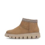 Дамски велурени боти RIEKER-W2074-24 кафяви - Image 4