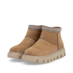 Дамски велурени боти RIEKER-W2074-24 кафяви - Image 2