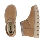 Дамски велурени боти RIEKER-W2074-24 кафяви - Image 3