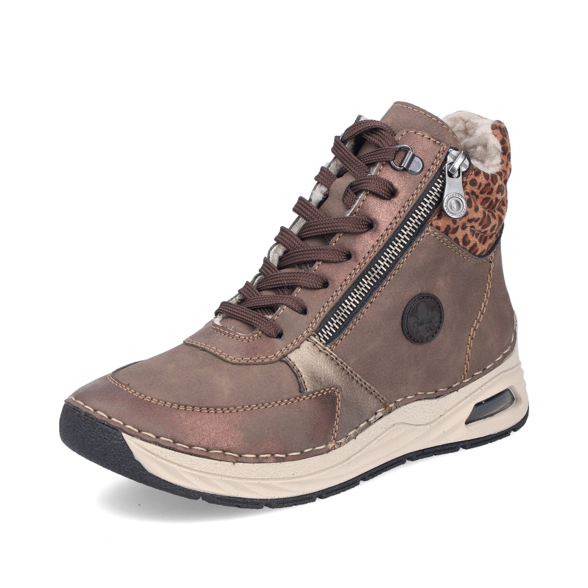 44565-25-225-a1 Дамски боти Rieker 44565-25 кафяви - Image 1