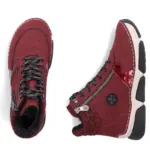 Дамски спортни боти Rieker 45960-35 бордо - Image 3