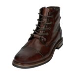 Мъжки боти естествена кожа Bugatti кафяви - Image 2