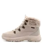Дамски спортни боти Skechers Trego – Snow Worries бежови - Image 2