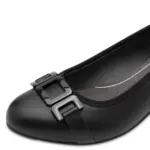 Дамски черни обувки на ток Jana H ширина - Image 3