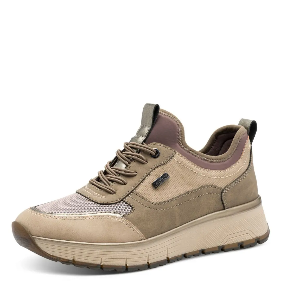 23760-11.jpg Дамски спортни обувки Jana Tex H ширина кафяви - Image 1