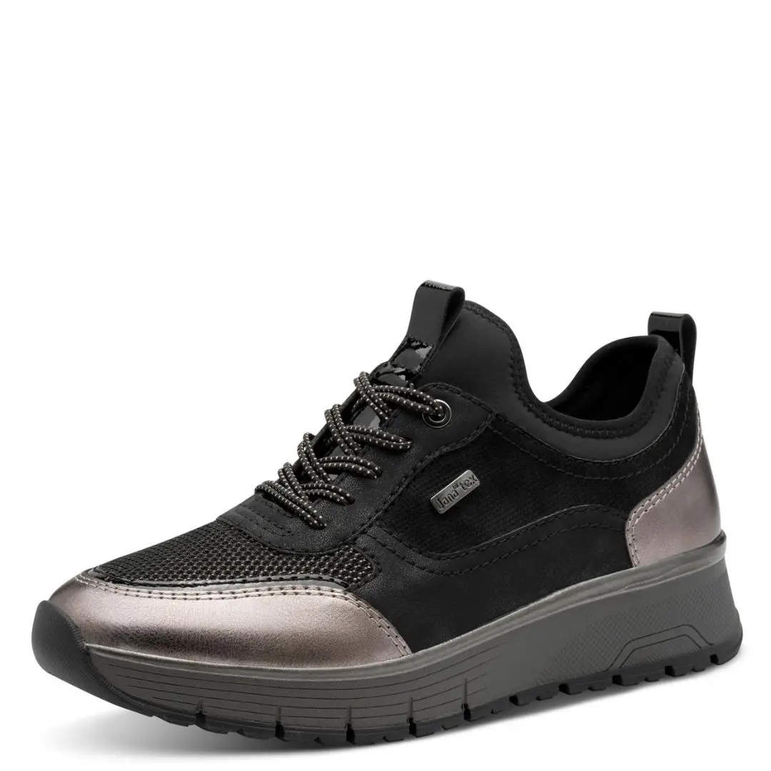 23760-4.jpg Дамски спортни обувки Jana Tex H ширина черни - Image 1