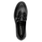 Дамски обувки/мокасини естествена кожа Tamaris Touch-it черни - Image 5