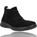 Дамски боти естествен велур Legero Gore-tex черни - Image 7